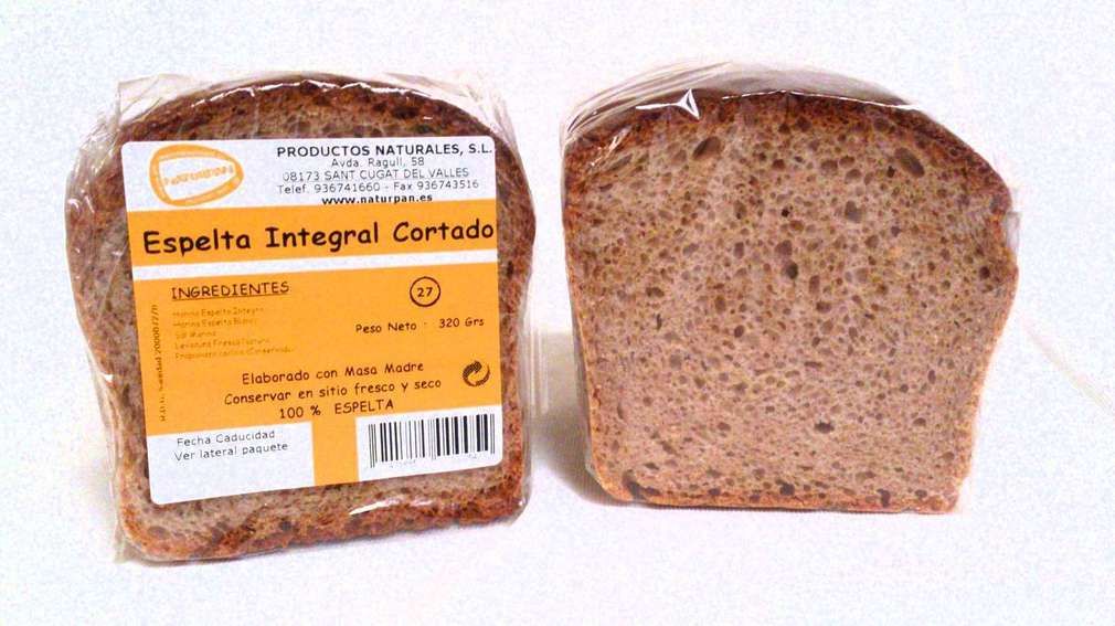 Pan de Espelta Integral Cortado