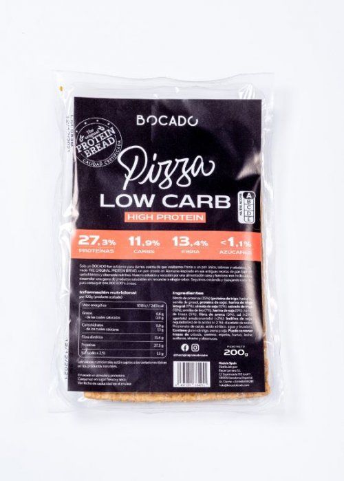 BASE DE PIZZA PROTEICA "BOCADO" (2 x 100 g)  "Low Carb"